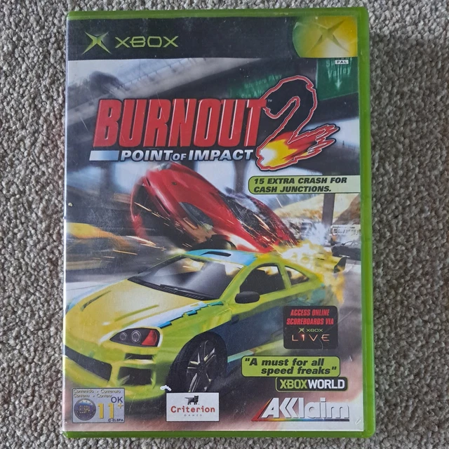 BURNOUT 2: POINT of Impact (Microsoft Xbox, 2003) European