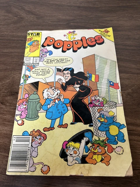 Marvel Star Comics Popples Comic Book #1 Edition December 1986