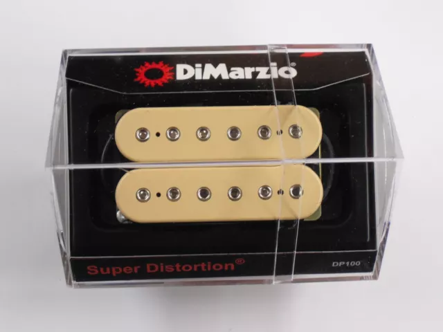 DiMarzio REGULAR-SPACED Super Distortion Bridge Creme DP 100