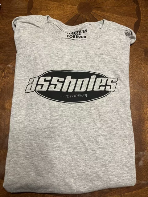 Assholess Live Forever T Shirt Mens XXXL. Long Sleeved. New.