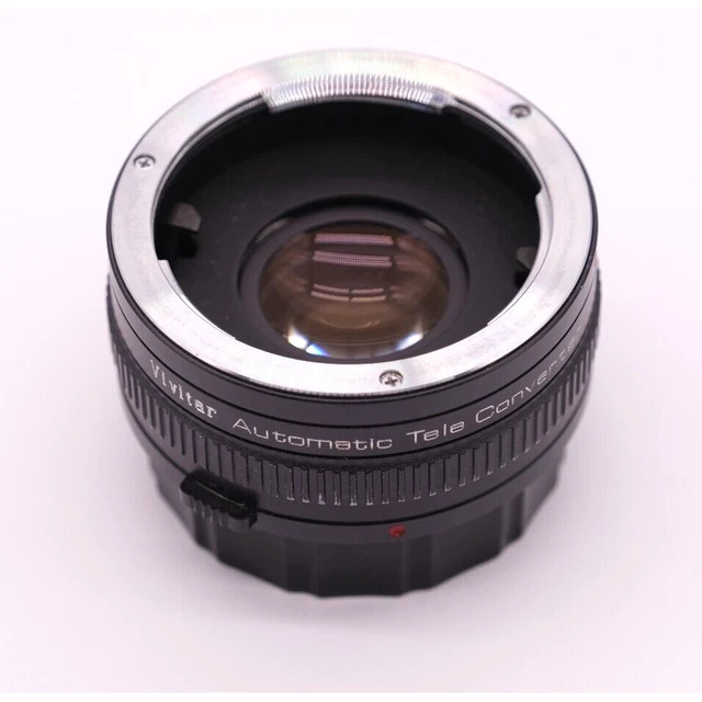 Teleconvertidor automático Vivitar 2x-21 para lentes de montaje Olympus OM