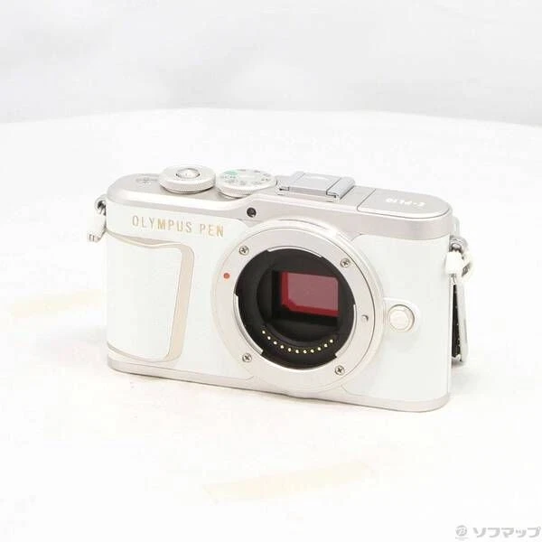 OLYMPUS PEN E-PL10 Body White 16MP Micro Four Thirds 4K Video 3334