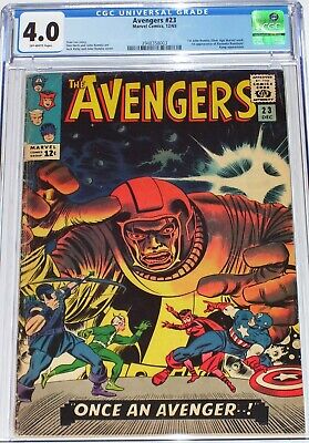 Avengers #23 CGC 4.0 Dec 1965 Kang.  1st appearance of Ravonna Renslayer