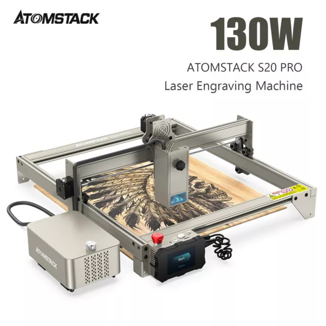 ATOMSTACK S20 PRO 130W Lasers Gravur Maschine Laser Gravier Graviermaschine R0S9