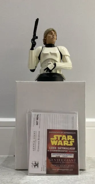 Star Wars Luke Skywalker Stormtrooper Armor Gentle Giant Bust Ltd Edition 2004