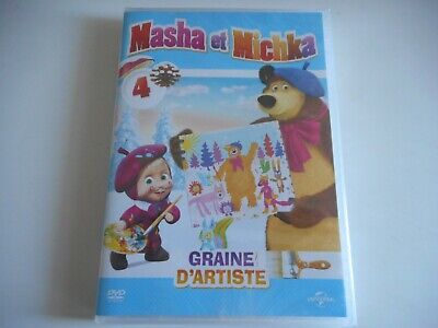 Dvd Neuf - Masha & Michka / Graine D'artiste - Des 2 Ans / Zone 2