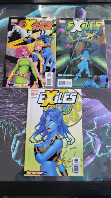 Marvel Comics Exiles Issues 46, 47, 48 Full Earn Your Wings Story Arc