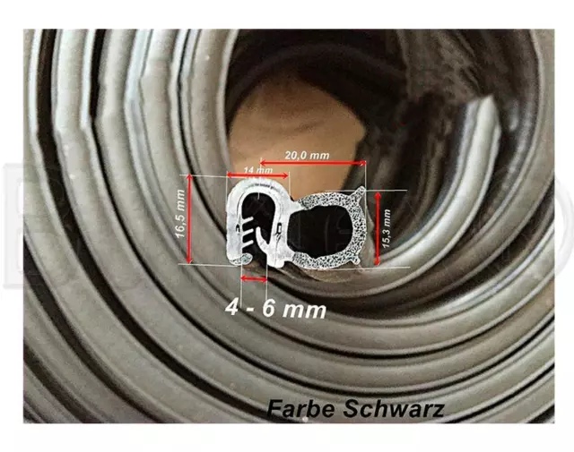 Scheibengummi Profilgummi Dichtgummi Fenstergummi für Carraro HTM 7700 Traktor x