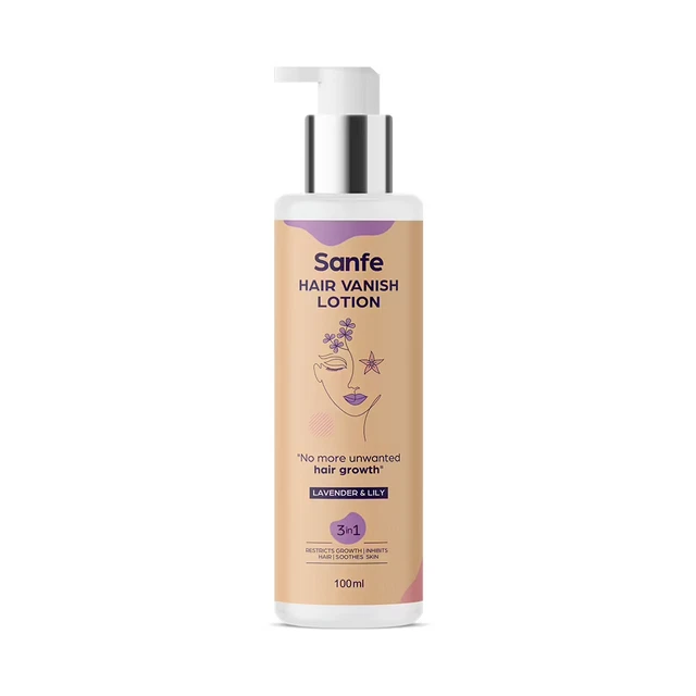 Loción para mujer Sanfe Hair Vanish con lirio y lavanda para toda la piel TyEP (100 ml)