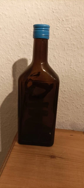 Antike Flasche - großer Flachmann - Apothekerflasche - Medizin Flasche - 500 ml