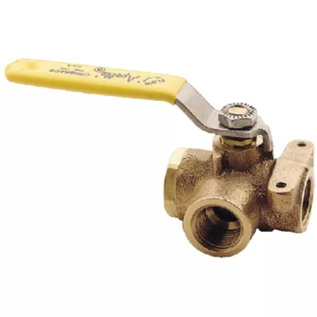 Conbraco Apollo 70-603-10 3-Way Bronze Diverter 1/2"