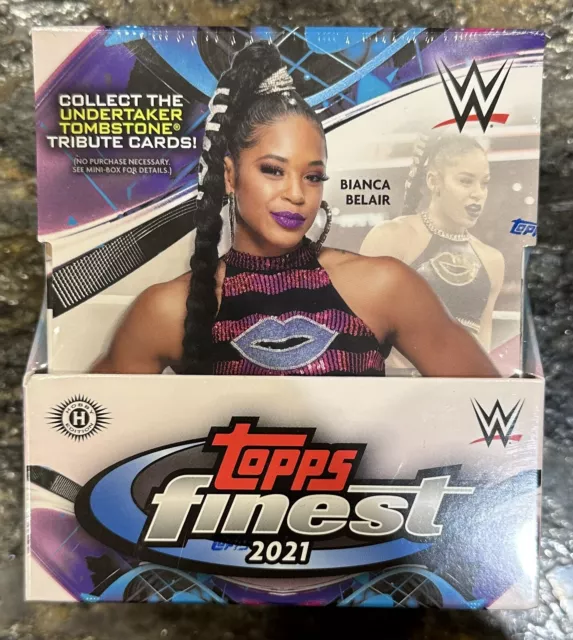 2021 Topps Finest Wwe Wrestling Hobby Box - Brand New & Factory Sealed