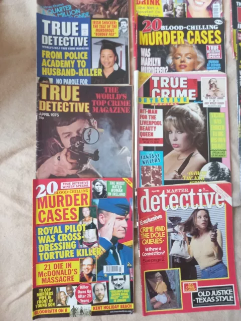 crime magazines bundle  12