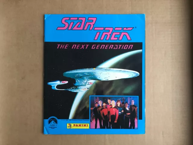 Panini Star Trek Next Generation Empty Sticker Album 1987