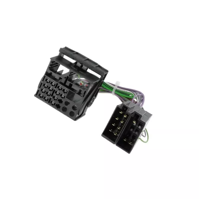 ZRS-156  Connector radio,ISO passt VW PIN: 16 4CARMEDIA