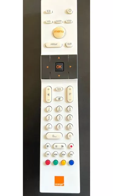 Télécommande pour Décodeur  Orange TV Livebox Play IHD92 Blanche
