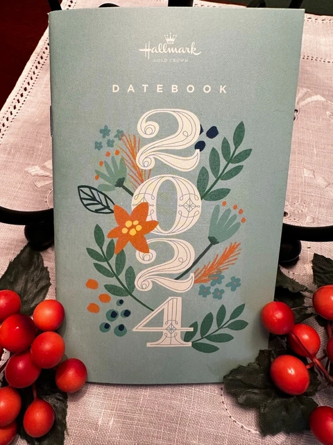 2024 HALLMARK DATEBOOK 14-Month Calendar ~ Pocket Date Book ~ Brand New  $4.70 - PicClick