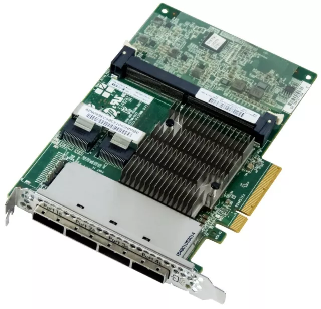 Contrôleur Raid HP SMART ARRAY P822 SAS Raid 6Gbps Pci-E 643379-001 4x Mini-Sas