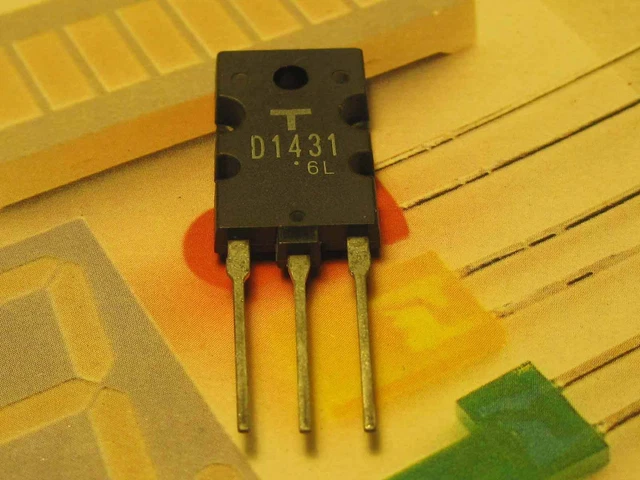 Transistor De Puissance Toshiba 2SD1710 NPN - 600V 5A 50W, Neuf, Origine Japon
