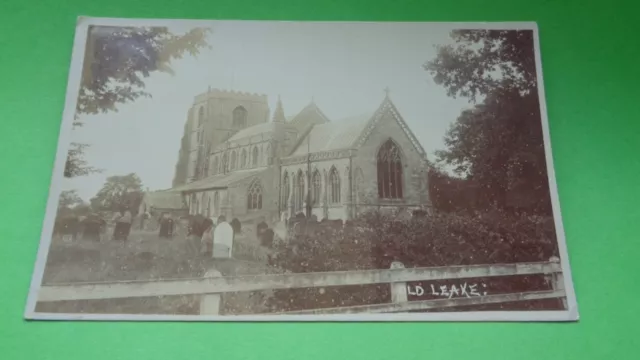 Old Leake Church St Mary the Virgin 1911 RP Postcard