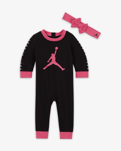 JORDAN Holiday Shine Glitter Tuta Bambina Neonata Pagliaccetto 05C035 023
