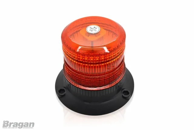 Amber LED Strobe Flashing Beacon Breakdown Lorry Recovery Forklift Lamps Truck