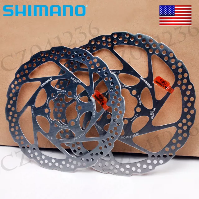 Shimano RT56 160 180 203mm Brake Disc Rotor Mountain/Road Bike 6 Bolt MTB G3 HS1