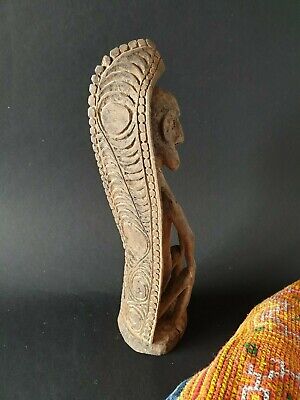 Old Batak Carved Wooden Figure …beautiful collection & display piece 2