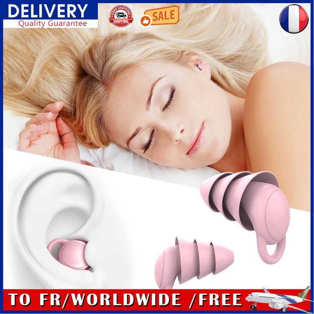 Ear Plugs Soundproof Earplugs Protector Water Sports Pool Accessories (Pink)