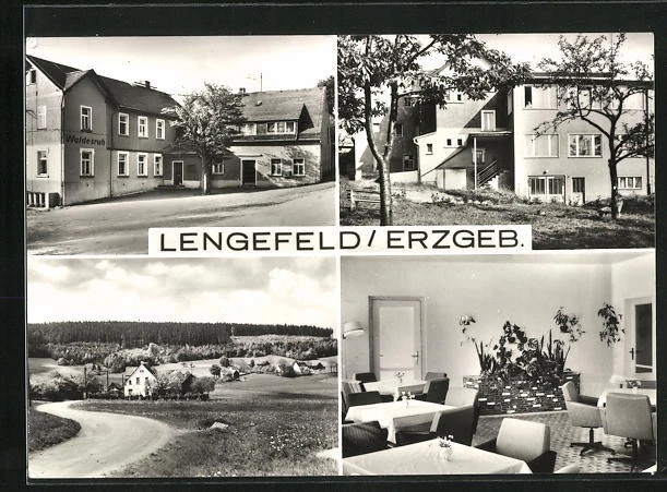 AK Lengefeld / Erzgeb., Betriebsferienheim Bezirksdirektion WtB Dresden, Teilan