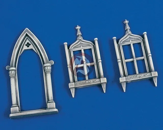 Verlinden 1/35 Church Door and Windows (1 door & 2 windows) [Resin Diorama] 1954