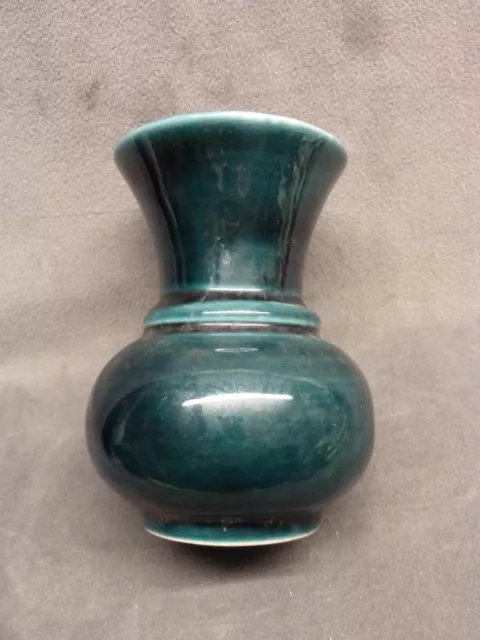 Lovely Posy Vase Deep Blue/Green  Pottery  Prinknash Pottery Glazed Ceramic