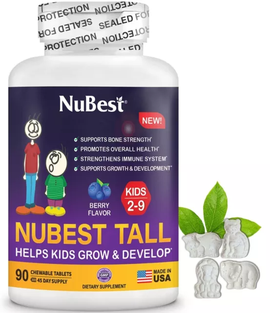 NuBest Tall Kids - Helps Kids Grow & Develop Healthily - Immunity & Bone Strengt