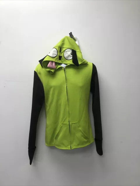 Invader Zim GIR Dog Cosplay Hoodie Size Small With Hands And Tail