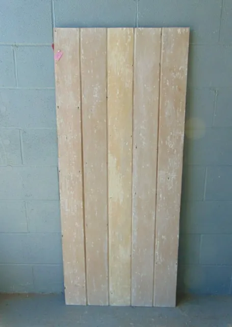 Door Reclaimed Wooden Pine  Plank  Ledge  Door 541