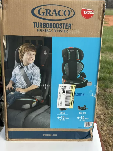 NIB Graco Turbobooster High back Booster Seat for children 40 lbs. & up.