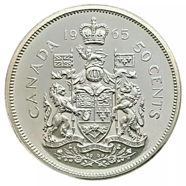 Canada 1965 Proof Like Silver Fifty Cent Piece!!