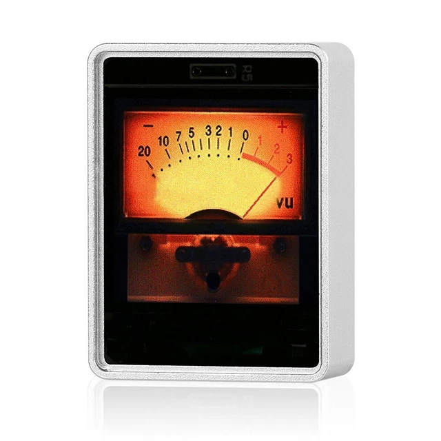 1x LCD MIC Stereo Audio Spectrum Analyzer Car Or Home Display Sound Level Meter