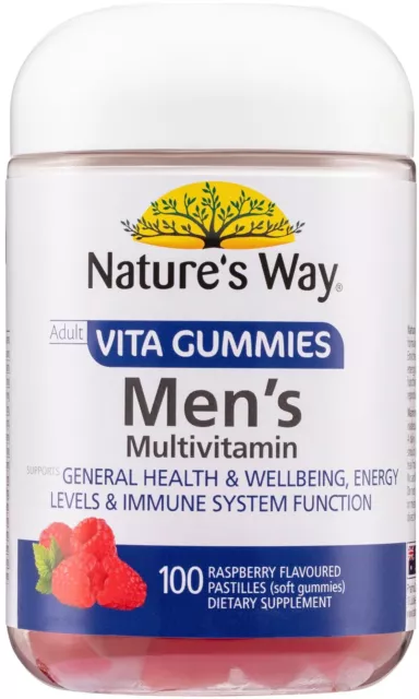 Men's MultiVitamin 100 Vita Gummies x 3 Pack Nature's Way