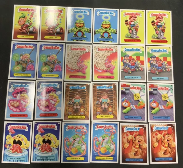 Garbage Pail Kids Kids At Play GAME OVER! Complete 24 Card CE Insert Set