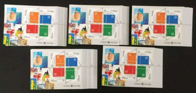 2006 Armenien; 500 Blocks Europa, postfrisch/MNH, Bl. 24, ME 1400,-