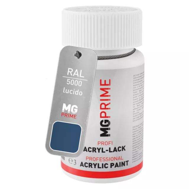 RAL 5000 Violettblau lucido Stilo di ritocco da 50 ml ad asciugatura rapida