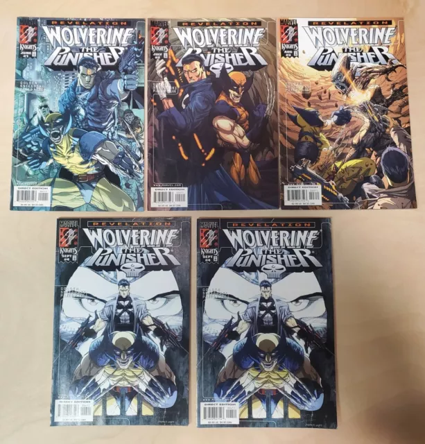 Wolverine Punisher Revelation Set Pat Lee Sniegoski Christopher Golden 1-4 NM