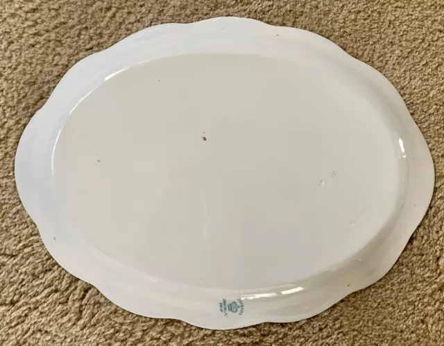Johnson Brothers England  TOURAINE 14” Oval Serving Platter Antique 1913+ 2