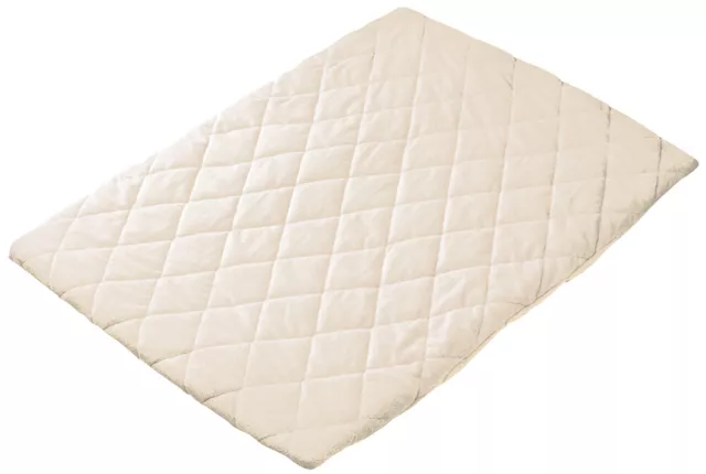 Playette Quilted 105cm Fitted Padded Sheet For Travel Cot Baby/Toddler Cream