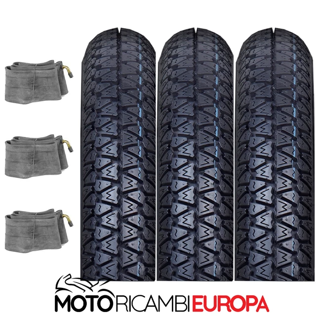 2 PNEUMATICI 3.50-10 + CAMERE DARIA GOMME PER PIAGGIO VESPA PX 125 150 200 Arcobaleno 61185100 - Foto 7