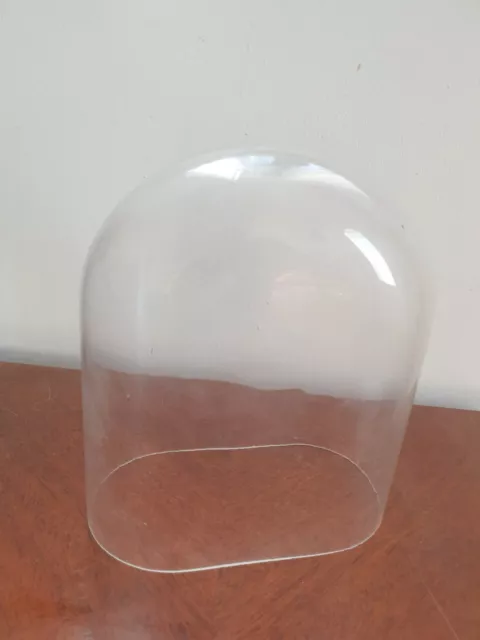 Clear glass display domes anniversary 400 day clock trophy Round Oval Many Sizes 3