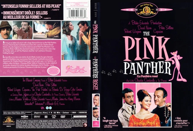 THE PINK PANTHER MGM DVD 1963 Remastered Widescreen Edition Like New the-pink-panther-mgm-dvd-1963-remastered-widescreen-edition-like-new
