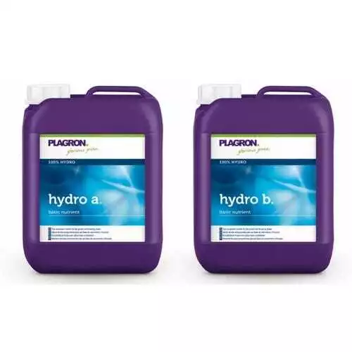 Plagron Hydro A+B Fertilizante de crecimiento y floración (2x5L)