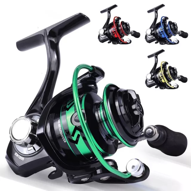 Mini Micro Fishing Reel Spinning Wheel Coil 6 BB Camping Metal Wire Cup  5.2:1 XS